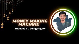 Building a Money Making Machine using Python, UV, and Streamlit | Ramadan Coding Nights