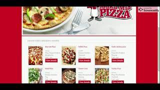 C# ASP and MySQL Project on Online Pizza Ordering System