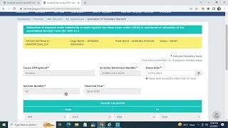 HOW TO PAY GST INTEREST THROUGH DRC-03.
