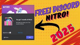 GET FREE DISCORD NITRO ! ( 2025 ) | HOW TO GET DISCORD NITRO FOR FREE | DISCORD x STEAMLABS