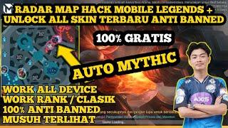 APK RADAR MAP HACK MOBILE LEGENDS TERBARU 2021 + UNLOCK ALL SKIN 100% WORK ANTI BAN