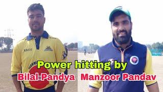 Manzoor Pandav and Bilal Pandya power hitting at Jaipur | @JKSportstime