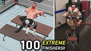 WWE 2K19 Top 100 Extreme Finishers!! WWE 2K24 Countdown