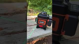 Virtual chalk line whenever you need a straight and level reference point!