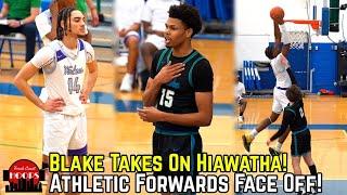 #6 Blake Gets TESTED By Hiawatha Collegiate! Full Game Highlights!