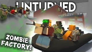 HIDDEN ZOMBIE FACTORY CAVE! (Unturned Survival Roleplay #23)