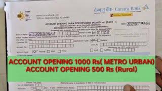 How to fill Canara Bank account Opening Form | Canara Bank account Opening form kaise bhare.