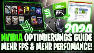  NVIDIA RTX GRAFIKKARTE OPTIMIEREN! MEHR FPS & STABILE BILDRATE! TUTORIAL / ANLEITUNG 2024 