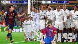 The Last Time Real Madrid And Barcelona Met In The Champions League