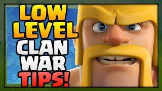 LOW LEVEL CLAN WAR TIPS in Clash of Clans [2018]