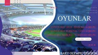 Bakıda keçiriləcək EURO 2020 oyun cədvəli (Baku Olympic Stadium)