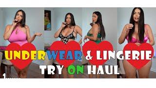 Underwear and Lingerie Latina Try on Haul!