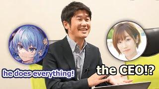 Suisei proudly tells how amazing of an CEO Yagoo is to voice actress Tadokoro Azusa