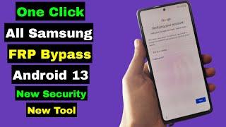 New Tool ! All Samsung FRP Bypass Android 13 | All Samsung Bypass Google Account Lock | New Security