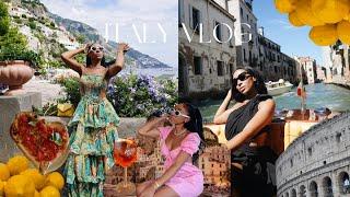 ITALY GIRLS TRIP VLOG | ROME, MILAN, VENICE, AMALFI, POSITANO IN 5 DAYS | @MELRWHITE