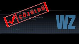 SERVER DİSCONNECTED HATASI (ÇÖZÜLDÜ) MODERN WARFARE WARZONE