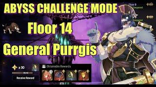 Epic Seven - Abyss Challenge Mode - Floor 14: General Purrgis - Tips, Tricks, & Strategies