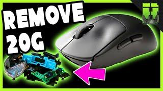 HOW TO REMOVE 20G FROM THE LOGITECH G PRO WIRELESS - Weight Reduction Mod