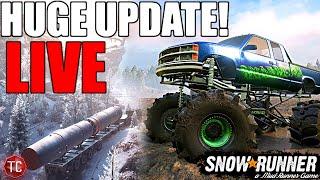 SnowRunner LIVE: HUGE UPDATE! PHASE 4 RELEASE DATE, NEW TRUCKS, CONSOLE MODS, & MORE!