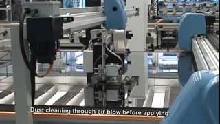 Macotec - Float Glass Cutting Line - Automatic Label Print and Apply