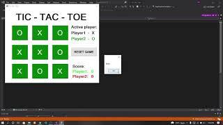 Tic Tac Toe Game in C# with source code | Source Code & Projects