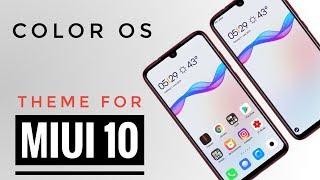 Color Os Theme for MIUI 10 | Top Theme for MIUI 10 | #Newview