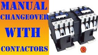 manual changeover switch with contactors|ELECTRECA