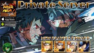 Ninja War(Private Server)- Newbie Reward UR Ninja | Rise of Hokage: Glory/Ninja Chronicles | iOS/ApK