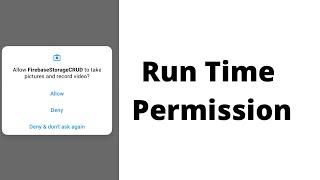 Request Runtime Permissions in android app | Android Studio | Code The World