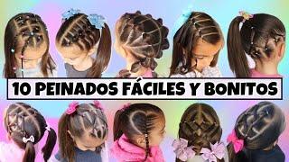 10 Peinados para Niñas en SegundosSecretos Relevados: Crea Estos Adorables #Peinados ¡Sorprendete!