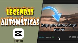 Como Adicionar LEGENDAS AUTOMÁTICAS no CAPCUT no PC