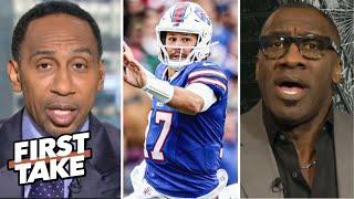 FIRST TAKE | "Josh Allen makes Bills AFC contenders" - Stephen A. on Buffalo's win over Cardinals