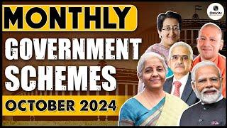 Important Government Scheme in NEWS  | October 2024 | UPSC Prelims 2025 | OnlyIAS