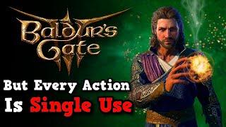 Can You Beat Baldur's Gate 3 Without Using the Same Action Twice?