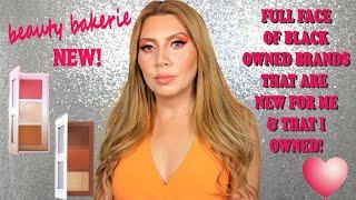 NEW BEAUTY BAKERY BROWNIE BAR PALETTE & NEOPOLITAN PALETE & FULL FACE OF BLACK OWNED MAKEUP BRANDS!