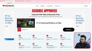 PDF Converter Tools Site Build With Node.js  PDF Converter Website AdSense Approval 2025