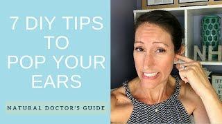 How to Naturally FIX a Clogged Ear | DIY Plugged Fluid Filled Inner Ear Remedy