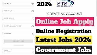 Apply STS net Pak |STS portal me apply kaise kare /how to apply online job in pakistan#applySTSJobs