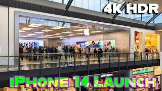 iPhone 14 Pro Max & Watch Series 8 Launch Day Apple Store - Anyone Here? in 4K HDR