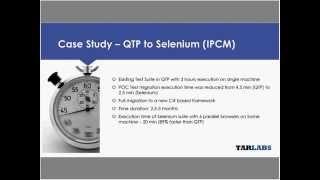 QTP/UFT vs.  Selenium Webinar