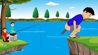 Gagal Mancing  Terbaru Vs Gagal Berenang |  Kartun Lucu - Funny Cartoon  Part `1