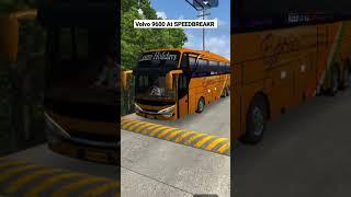 VOLVO 9600 AT SPEEDBREAKR । #indiashorts #shortsfeed #bussid #viral