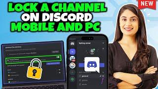 How to Lock a Channel on Discord mobile and PC 2024 [ Two Ways ]