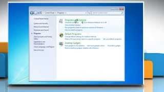 How to uninstall Microsoft® Outlook 2007 from Windows® 7