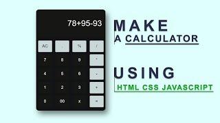 How To Build A Calculator with Javascript | Make A Javascript Calculator