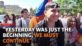 Armenian Students Join Archbishop In Anti-Government Protests In Yerevan