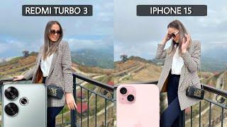 Redmi Turbo 3 5G Vs iPhone 15 Camera Test Comparison