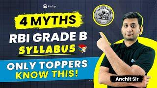 RBI Grade B Syllabus & Exam Pattern | Phase 1 & Phase 2 Syllabus RBI | What is the Syllabus of RBI