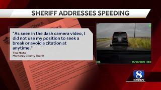 Monterey County Sheriff releases statement following repeated speeding incidents