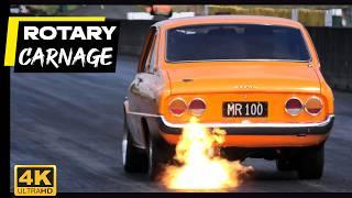 !! HUGE !! ROTARY Drag Racing NZ Festival | RE Ignite 2024 (Mazda Rx-2, Rx-3, Rx-4, Rx-7 & more)